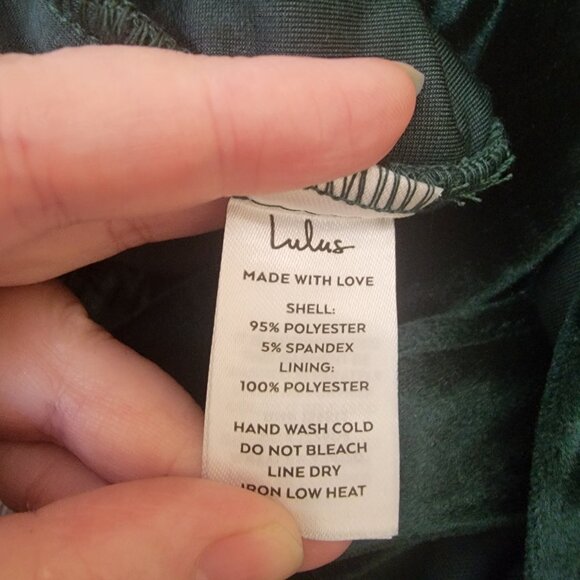 Lulus Perfectly Classy Green Velvet Strappy Jumpsuit, #2239436, Size S, $55 - Picture 8 of 8